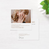 Juwelenpflege-Fotokarte (Schreibtisch)