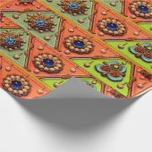 Juwelenprint Geschenkpapier (Ecke)