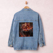 Juwelenquader auf der vulkanischen Klippe Jeansjacke (Hangar)