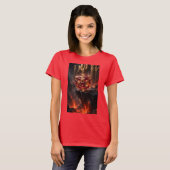 Juwelenquader auf der vulkanischen Klippe T-Shirt (Vorne ganz)