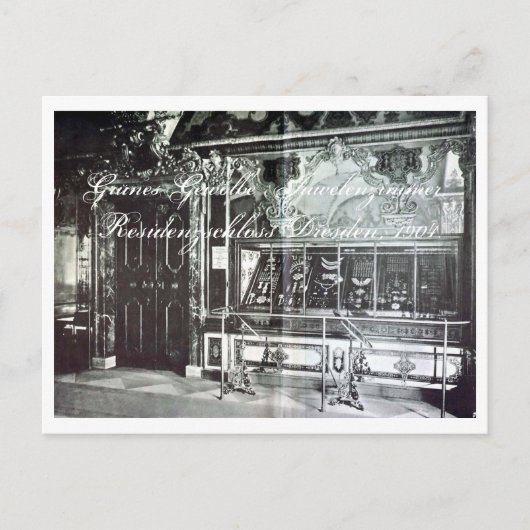 Juwelenzimmer Dresden Green Vault –Grünes Gewölbe Postkarte (Vorderseite)