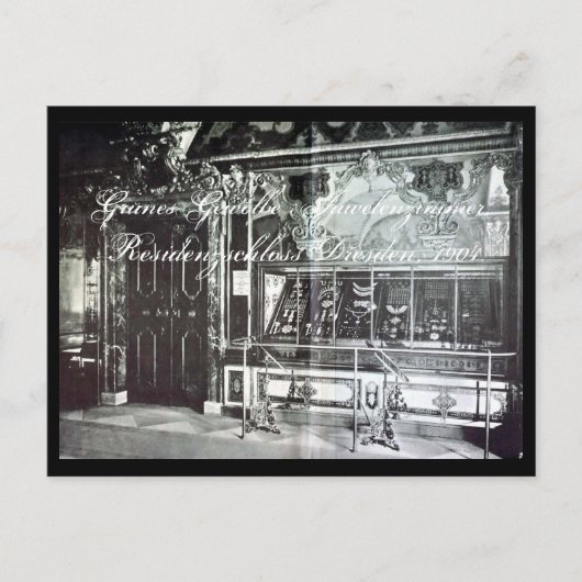 Juwelenzimmer Dresden Green Vault Grünes Gewölbe Postkarte (Vorderseite)