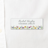 Juwelier Blumen Namensschild