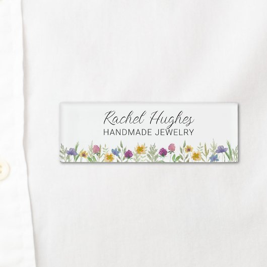 Juwelier Blumen Namensschild Namenschild