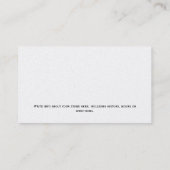 Juwelier-Karte Visitenkarte (Rückseite)