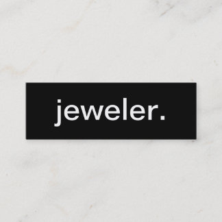 Juwelier-Visitenkarte Mini Visitenkarte