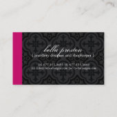 Juwelier-Visitenkarte Visitenkarte (Rückseite)