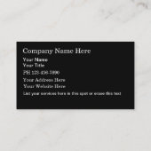 Juwelier-Visitenkarten Visitenkarte (Rückseite)