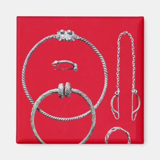 Juwelierauswahl, einschl. Brosche Magnet (Vorne)