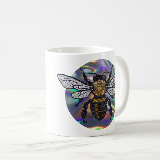 Juwelierbiene Kaffeetasse (VorderseiteRechts)