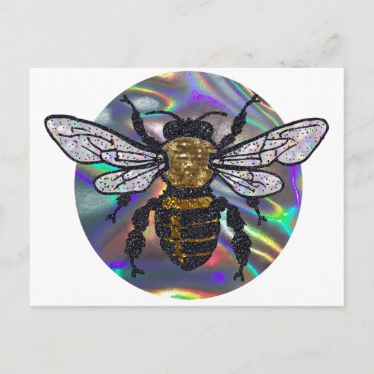 Juwelierbiene Postkarte (Vorderseite)