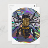 Juwelierbiene Postkarte (Vorne/Hinten)