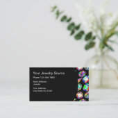 Juweliergeschäft-Designer Visitenkarte (Stehend Vorderseite)