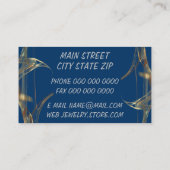 Juweliergeschäft Visitenkarte (Rückseite)