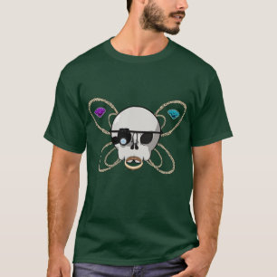 Juwelierin Crew Jolly Pirat keine Unterschrift T-Shirt