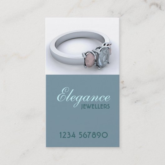 Juwelierkarte Visitenkarte (Vorderseite)