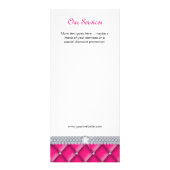 Juwelierkrone Mode Tufion Satin Pink Werbekarte (Hinten)