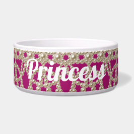 Juwelierpearls Princess Keramik Pet Bowl Napf