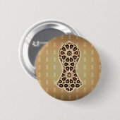 Juweliersandale des Propheten (Golden) Button (Vorne & Hinten)