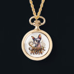 Juwelierschmuck Necklace Watch | Sphynx Cat Mama M Armbanduhr<br><div class="desc">Eine exklusive "Sphynx Mama" Schmuckhalskette mit einer realistischen Sphynxkatze, die mit einer eleganten Goldschrift geschmückt ist. Dieses atemberaubende "Sphynx Cat Art"-Design ist der perfekte Luxus-Schmuck, um jedes Outfit zu ergänzen. Ein einzigartiges und funktionelles Armbanduhr-Accessoire, das Ihren hochgeliebten, haarlosen Katzen feiert und Sie eine Sphynx Cat Mama sind. Diese Uhrenhalskette ist...</div>