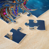 Juweliertes Einhorn Puzzle (Seite)