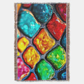 Juwelton gefärbte Glas-Kunst-Glow-Design Decke (Vorderseite Vertikal)
