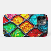 Juwelton-Schmelzglaskunst-Glow-Design Case-Mate iPhone Hülle (Rückseite (Horizontal))