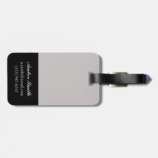 Juxtaposition II Gepäckanhänger (Rückseite horizontal)