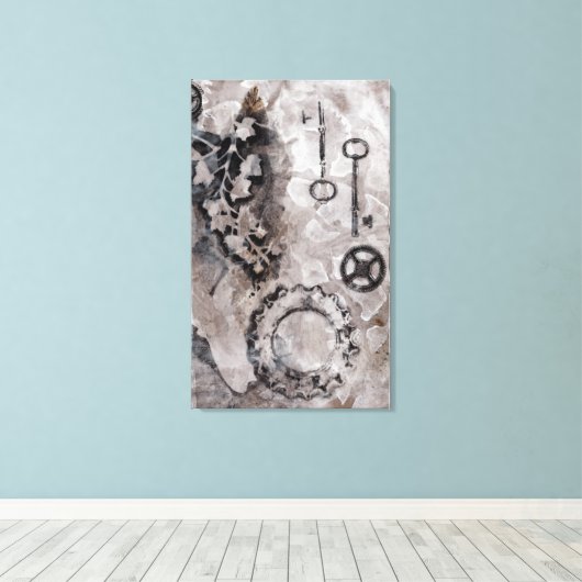 Juxtaposition II Leinwanddruck (Insitu (Holzboden))