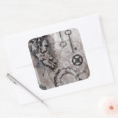 Juxtaposition II Quadratischer Aufkleber (Umschlag)