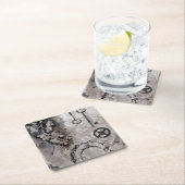 Juxtaposition II Rechteckiger Pappuntersetzer (Vor Ort)