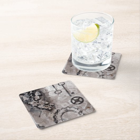 Juxtaposition II Rechteckiger Pappuntersetzer (Vor Ort)