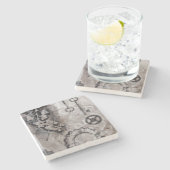 Juxtaposition II Steinuntersetzer (Seitenansicht)