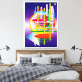 Juxtapositioniert Leinwanddruck (Insitu (Schlafzimmer))