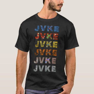 Jvke farbenfroh und schmetternd T-Shirt
