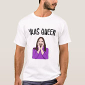 JVN Yaas Queen 2 Angepasst V-Neck T - Shirt (Vorderseite)