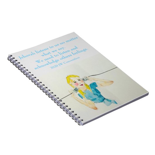 JW 2020 Convention Notebook - Tara Lillian Kunstwe Notizblock (Rechte Seite)