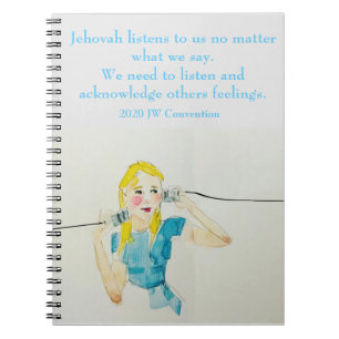 JW 2020 Convention Notebook - Tara Lillian Kunstwe Notizblock