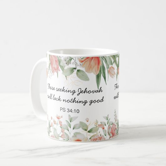 JW 2022 Jahr Textgeschenk Kaffee Tasse (Vorderseite Links)