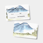 JW 2023 Convention Individuelle Name Übung Geduld Ausweis (Vorder- & Rückseite)