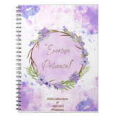 JW 2023 Exercise Patience Convention Notebook Jou Notizblock (Vorderseite)