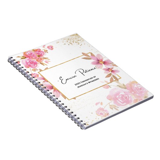 JW 2023 Exercise Patience Convention Notebook Notizblock (Rechte Seite)