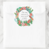 JW 2023-Jahr-Text Psalm 119:160 Dschungel Runder Aufkleber (Tasche)