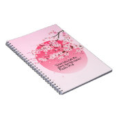 JW 2025-Jahr Text Apple Blossom-Notebook Notizblock (Rechte Seite)
