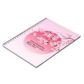 JW 2025-Jahr Text Apple Blossom-Notebook Notizblock (Linke Seite)