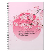 JW 2025-Jahr Text Apple Blossom-Notebook Notizblock (Vorderseite)