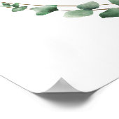 JW 2025-Jahr-Text mit Eukalyptus Poster (Ecke)