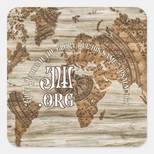 JW 2025 Jahr Text Vinyl Sticker (Vorderseite)