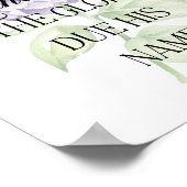 JW 2025-Jahres-Text mit Hydrangea-Druck Poster (Ecke)