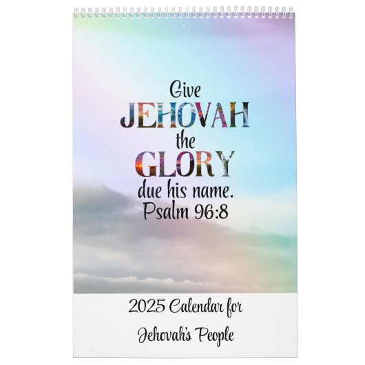 JW 2025 Kalender mit Jahrestext (Titelbild)